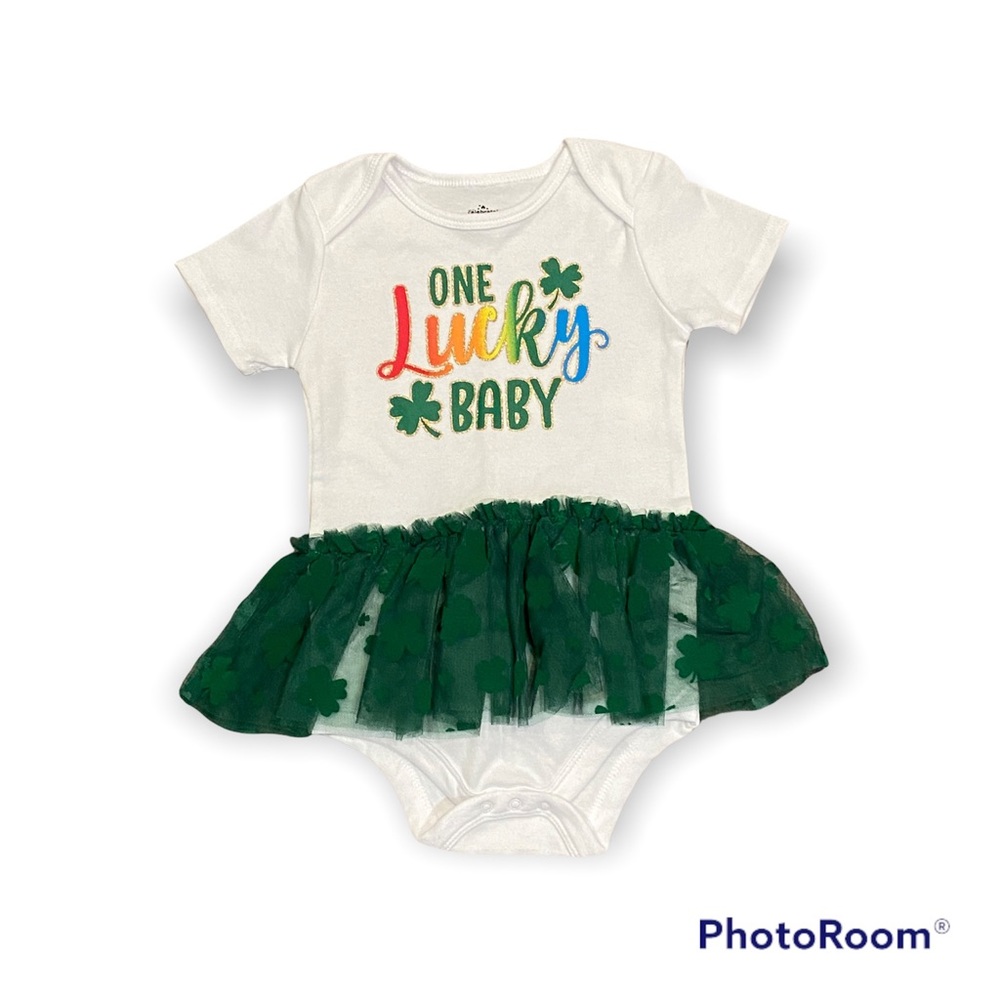 Saint Patrick’s tutu Lucky bodysuit